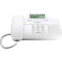 Gigaset DA710 Schnurgebundenes Telefon, analog Headsetanschluss, Freisprechen Matt Weiß Gigaset DA710 Schnurgebundenes Telefon, analog Headsetanschluss, Freisprechen Matt Weiß