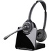 Plantronics CS520 Telefon-Headset DECT schnurlos, Stereo On Ear Schwarz