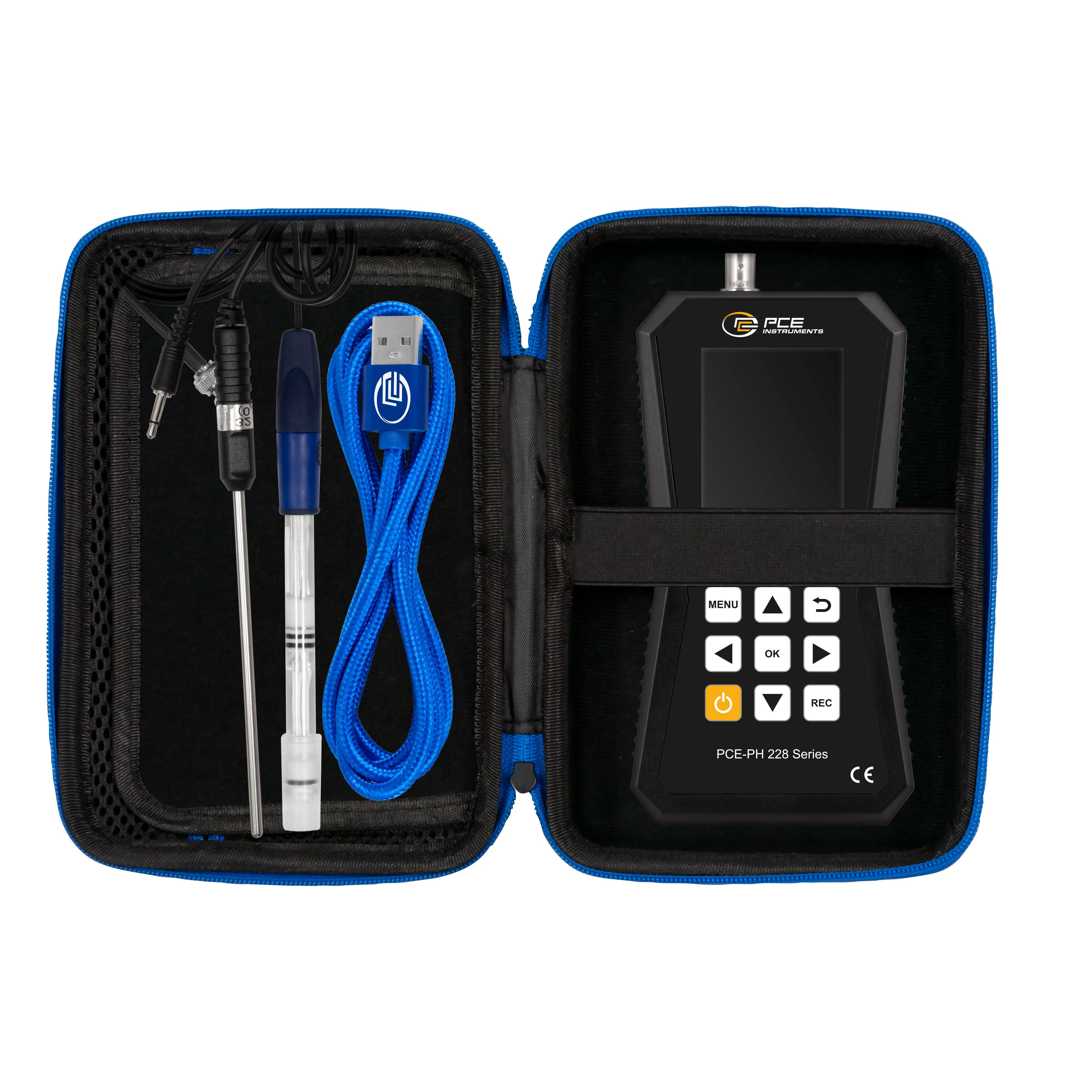 PCE Instruments PCE-PH 228LAB-HTE pH-Messgerät pH-Wert, Temperatur, Redox (ORP)