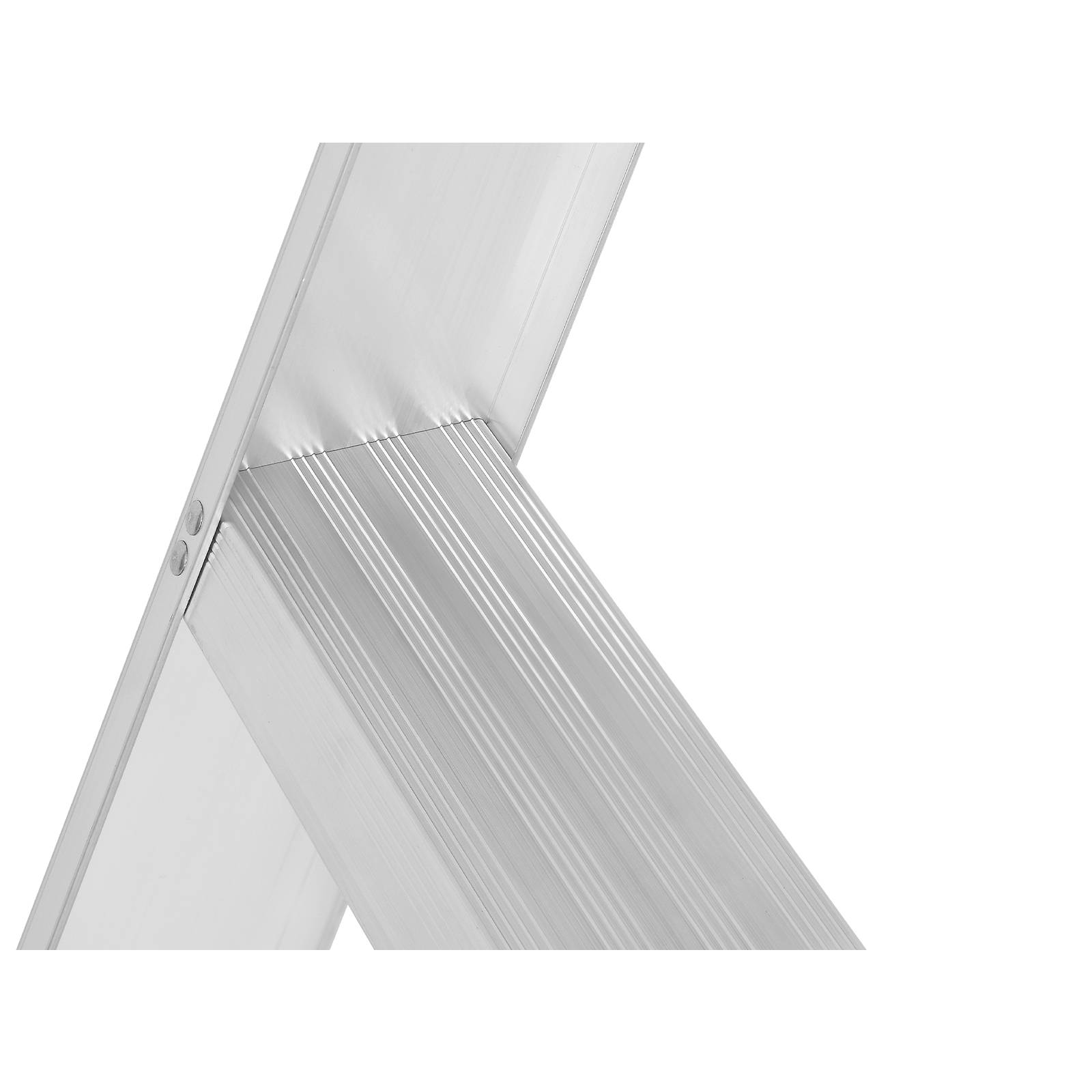 Hymer Stufenstehleiter mit vernieteten Leiterschuhen 2x7 Stufen