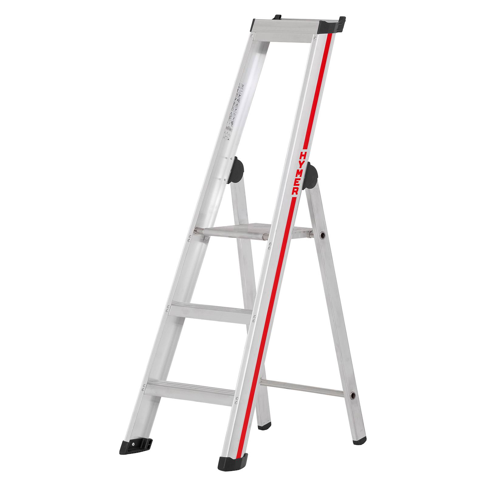 Hymer Stufenstehleiter mit Plattform 3 Stufen