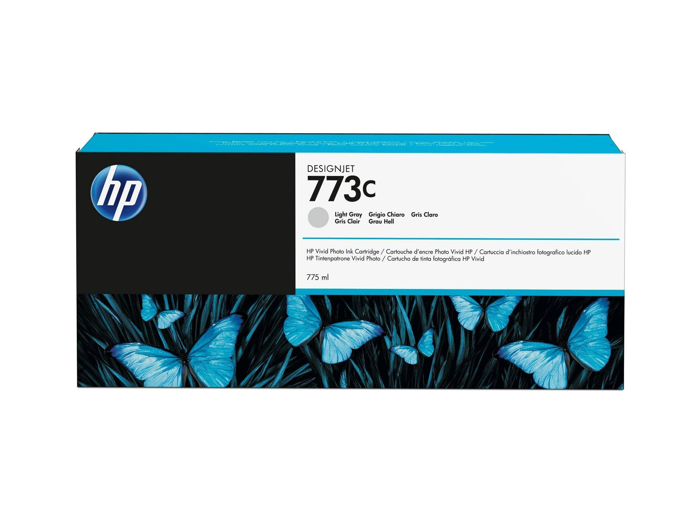 HP 773C - 775 ml - Hellgrau - original - Tintenpatrone