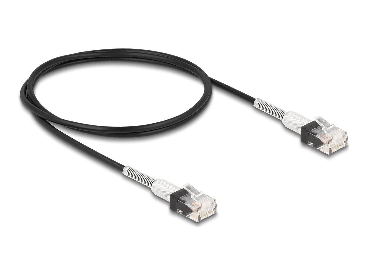 RJ45 Netzwerkkabel Cat.6A Slim 1m...