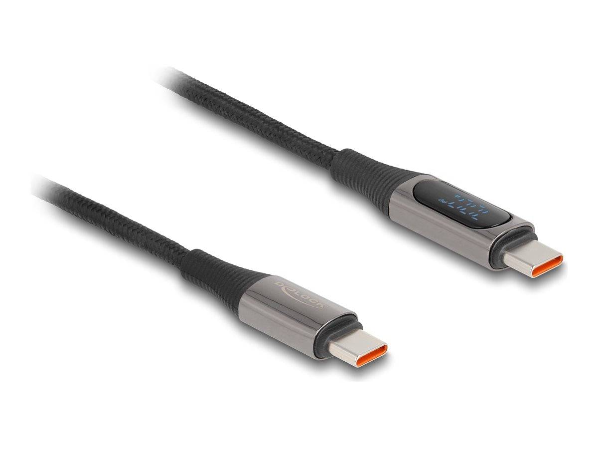 Delock USB-Kabel - 24 pin USB-C (M) zu 24 pin USB-C (M) - with power indication