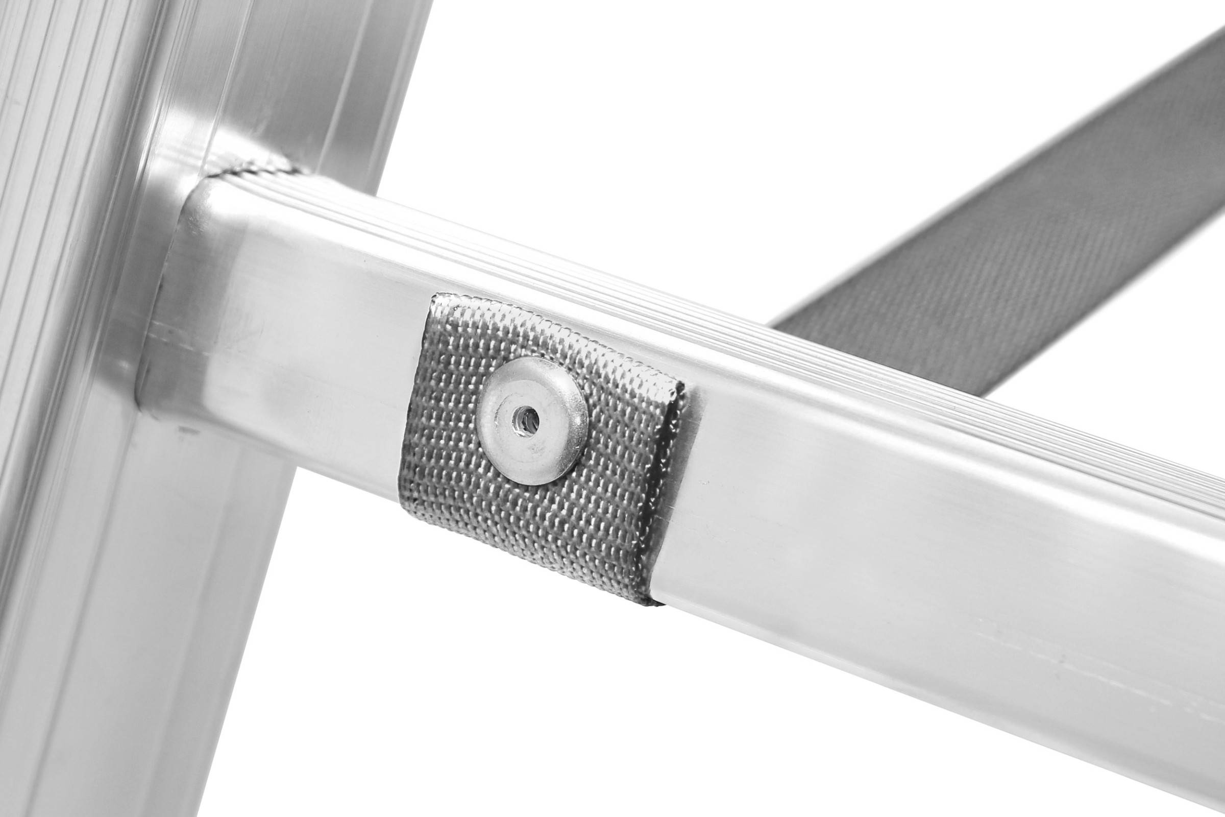 Hymer Sprossenstehleiter mit profiliertem Strangpressprofil 2x12 Sprossen