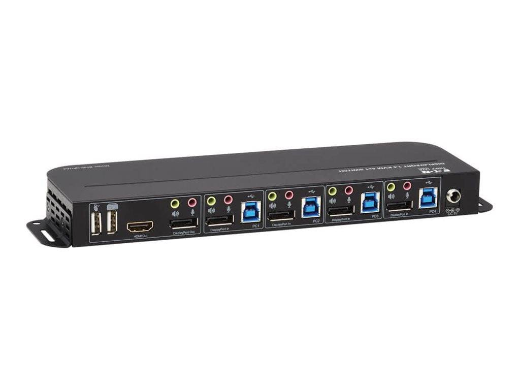 Eaton Tripp Lite series 4-Port DisplayPort KVM with Dual Console Ports (DP and HDMI)