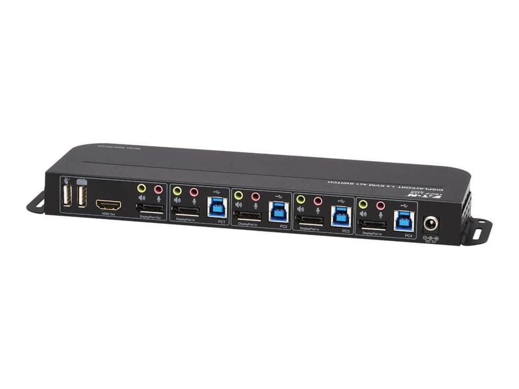 Eaton Tripp Lite series 4-Port DisplayPort KVM with Dual Console Ports (DP and HDMI)