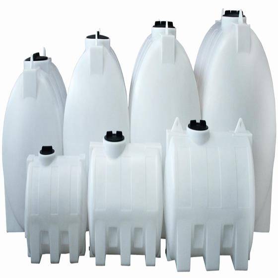 Kunststoff-Fass TKO-1000, 1000Liter, 1700mm Länge, 955mm Höhe, Farbe Schwarz