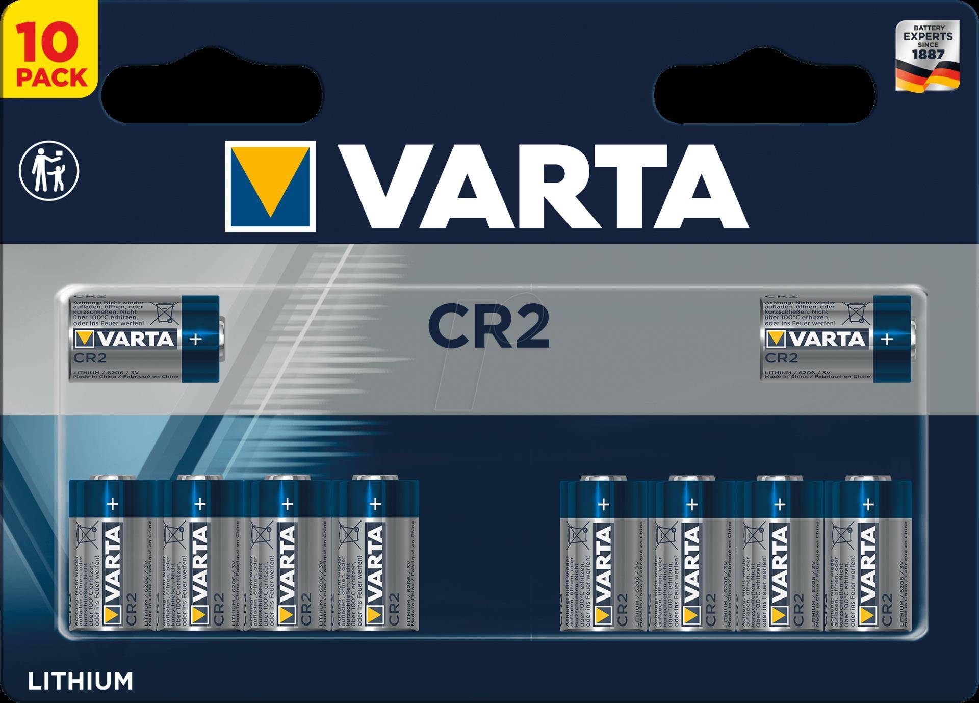 VARTA Photobatterie Lithium CR2/CR15H270 3V