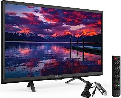 Strong SRT 24HE4023C, 61 cm (24"), 1366 x 768 Pixel, HD, LCD, DVB-T2, DVB-C, DVB-S2, Schwarz