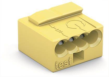 WAGO 243-504 - Stiftleiste - Gerade - Weiblich - 100 V - Abzweigdose - 100 Stück