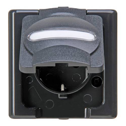 Kopp APWG Blue Electric 1033.1500.7 Schutzkontakt-Steckdose anthrazit Install.Baumaterial Schalter