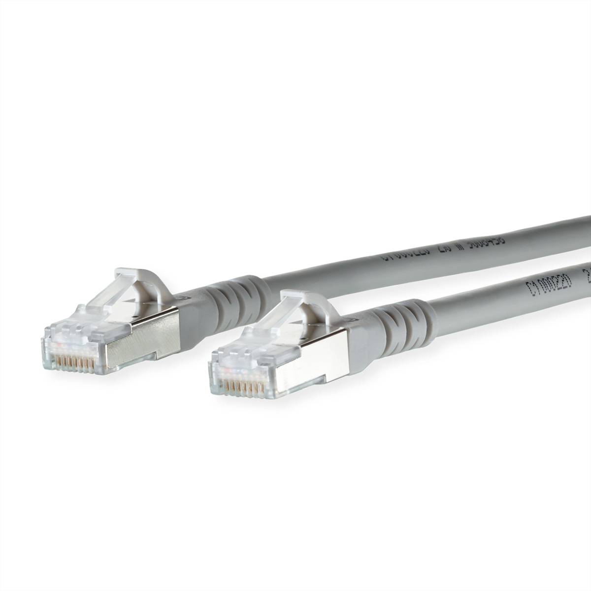 Metz Connect Patchkabel Cat.6A AWG 26, LSOH, grau, 4m