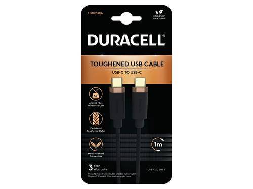Duracell USB7030A cavo USB Nero