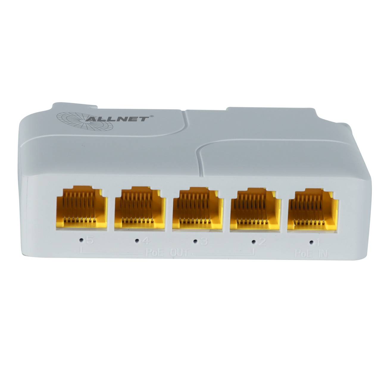ALLNET Switch unmanaged• 5x GbE• PoE Budget 85W• 1x bt out 3x - Switch - Kupferdraht