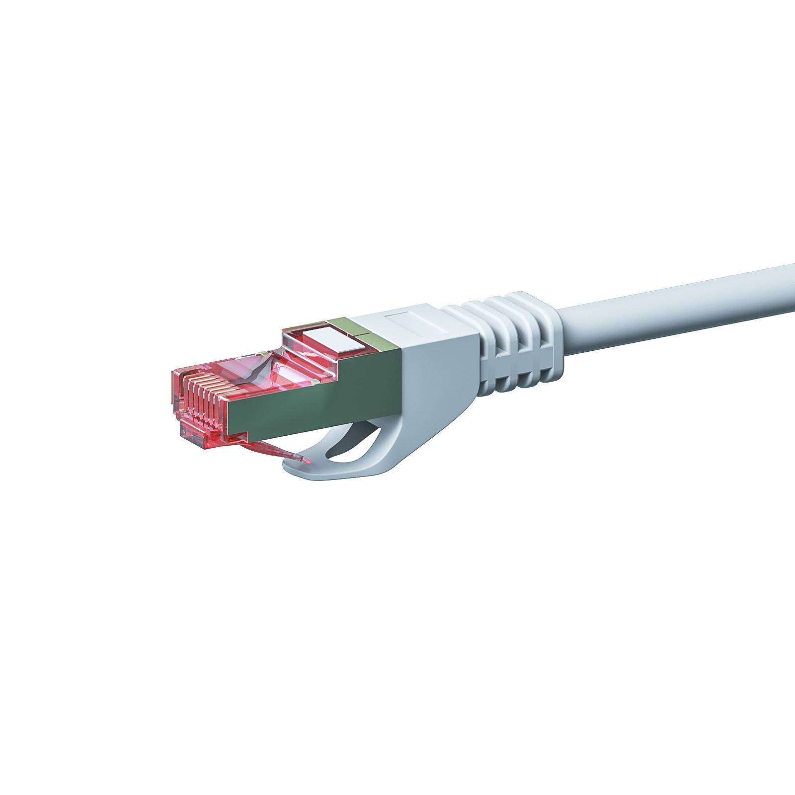 Danicom - CAT 6 Netzwerkkabel LSOH - S/FTP - 0,50 Meter - Weiß