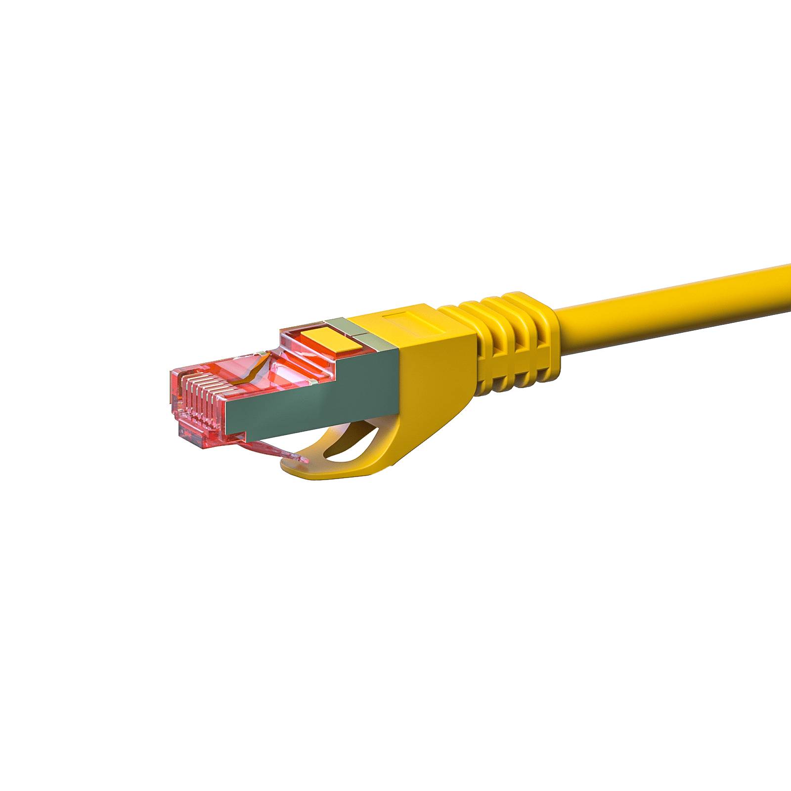 Danicom - CAT 6 Netzwerkkabel LSOH - S/FTP - 50 Meter - Gelb