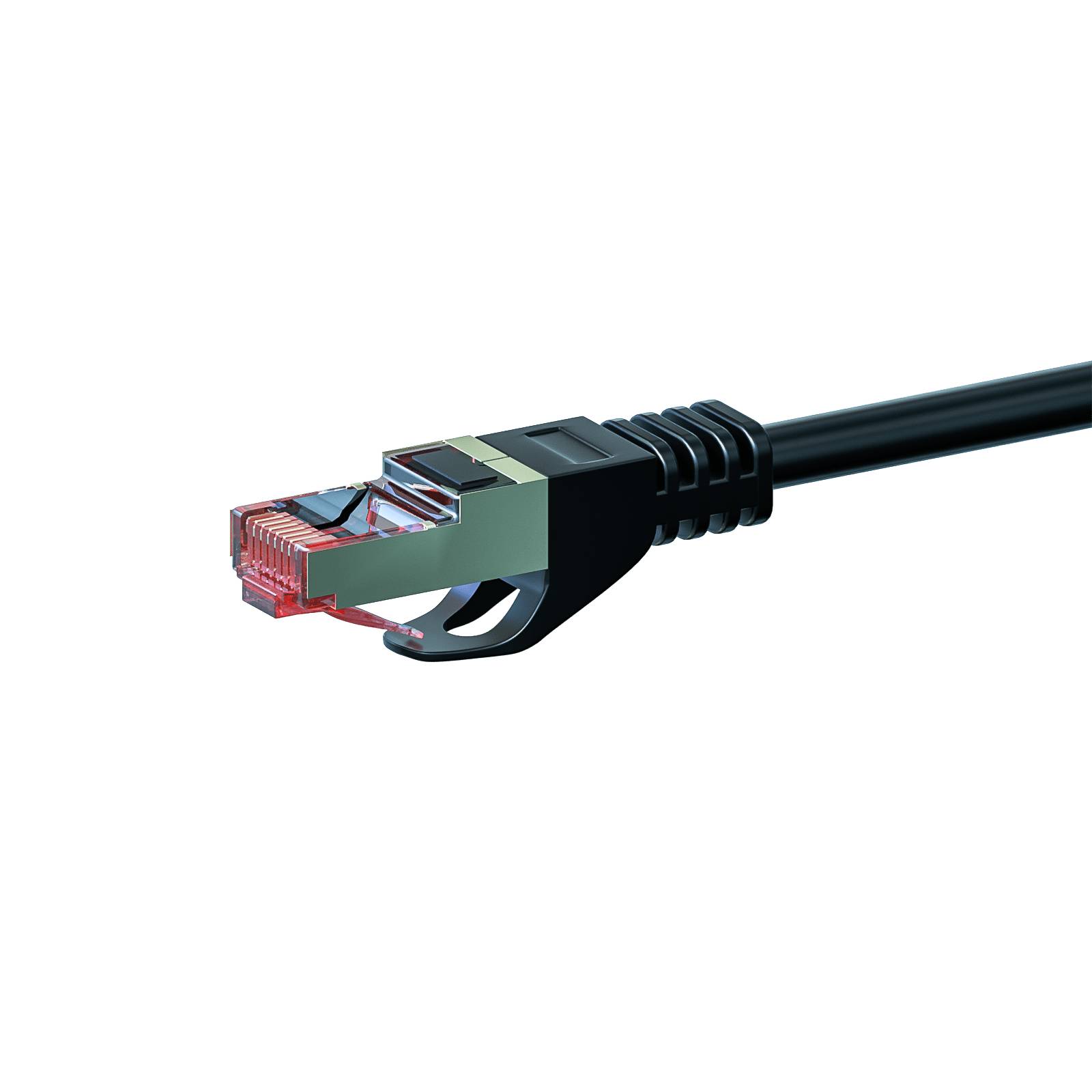 Danicom - CAT 6 Netzwerkkabel LSOH - S/FTP - 7,50 Meter - Schwarz
