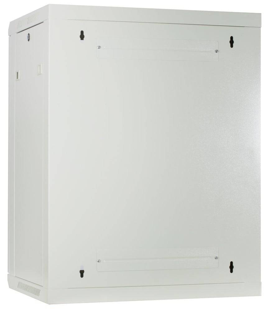 Danicom - 15 HE Serverschrank, Wandgehäuse, mit Glastür, Weiß, (BxTxH) 600 x 450 x 770mm