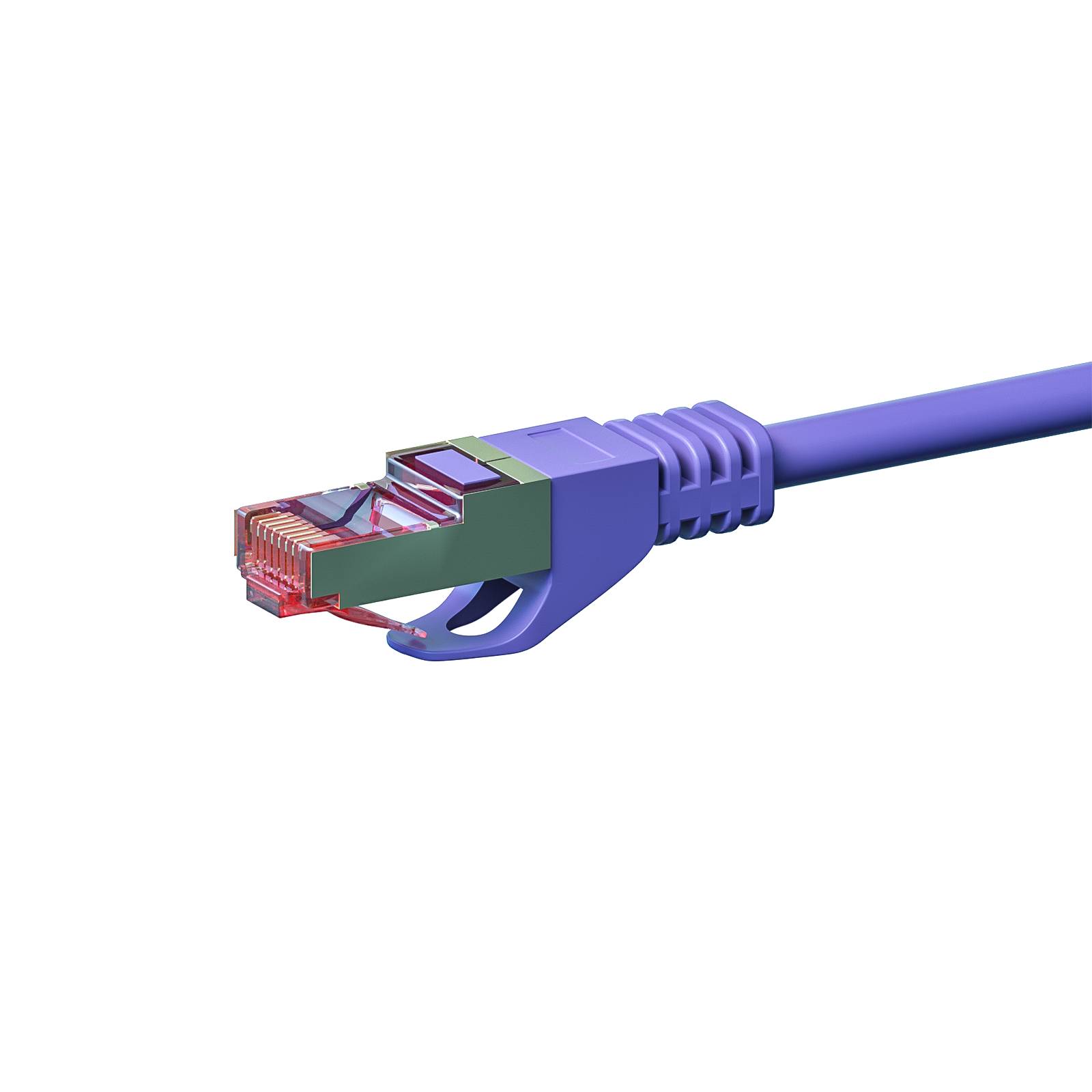 Danicom - CAT 6 Netzwerkkabel LSOH - S/FTP - 7,50 Meter - Violett