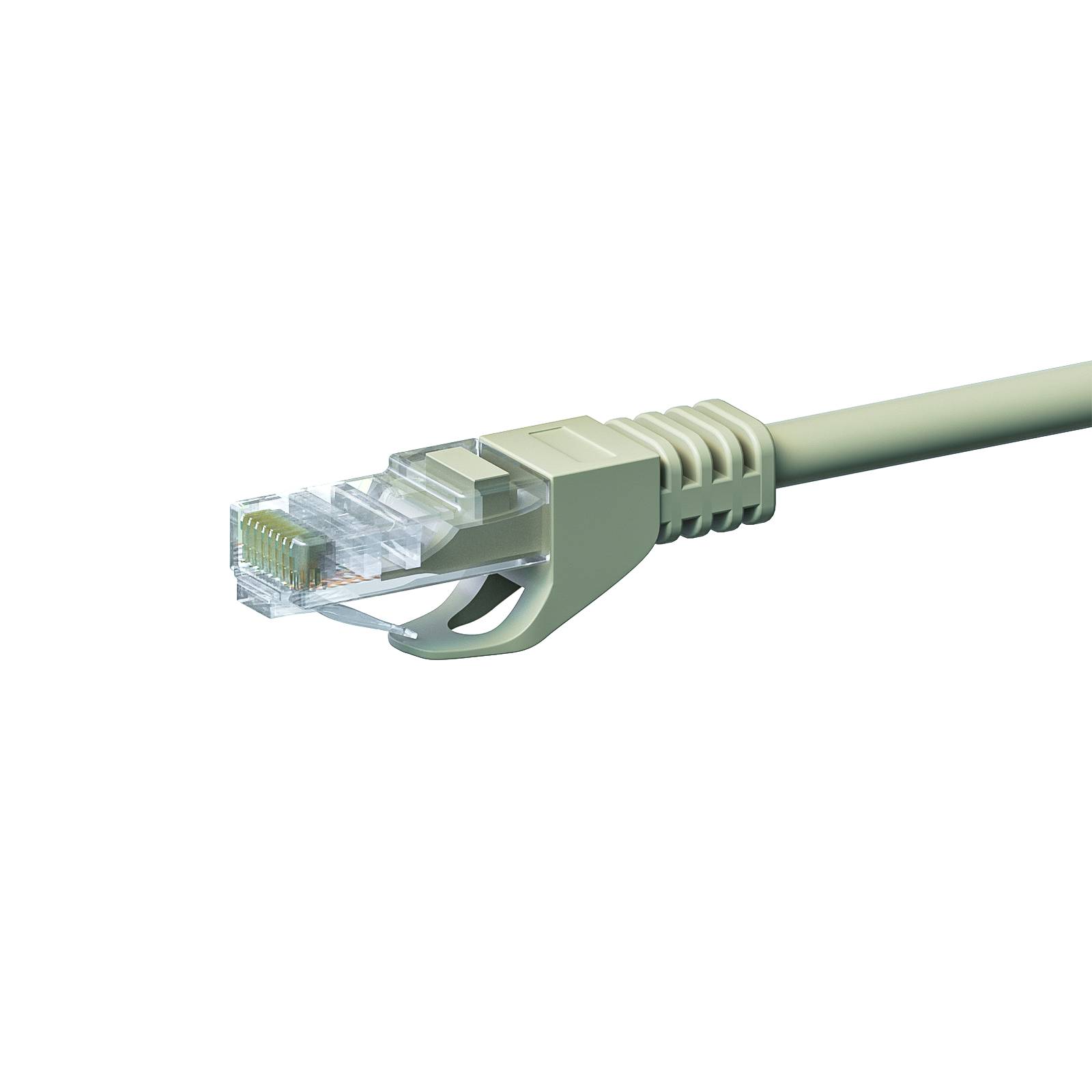 Danicom - CAT 5e Netzwerkkabel U/UTP – 15 Meter - Grau - CCA