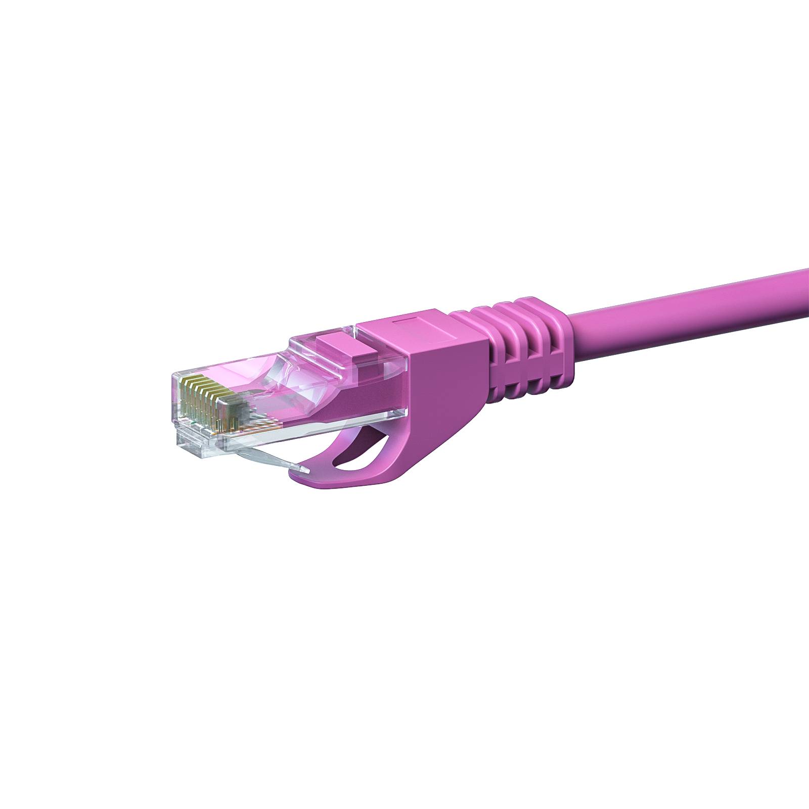 Danicom - CAT 6 Netzwerkkabel U/UTP - 10 Meter - Rosa - CCA
