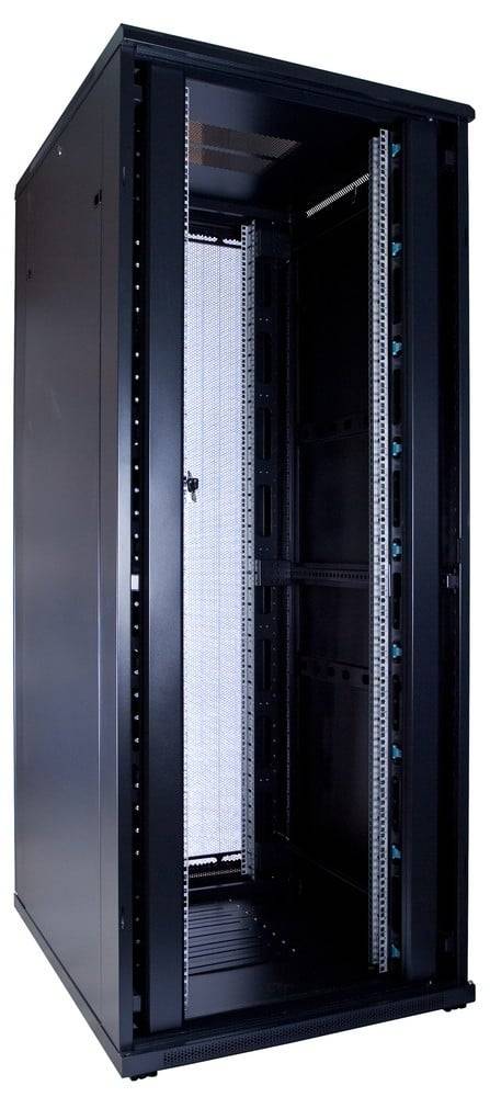 Danicom - 42 HE 19" Serverschrank, mit perforierten Doppelflügeltüren vorne und hinten (BxTxH) 800x1000x2000mm