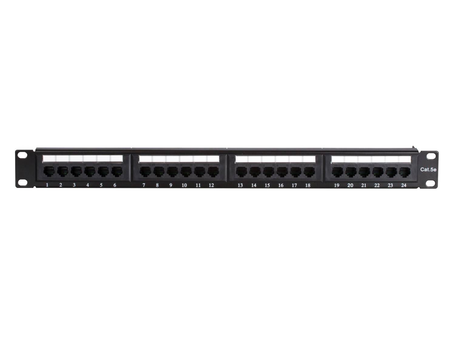 Danicom - Patchpanel 19" CAT5e UTP - 24 ports
