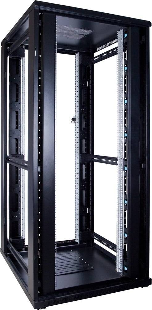 Danicom - 37 HE 19” Serverschrank, mit Glastür (BxTxH) 800 x 1000 x 1800mm