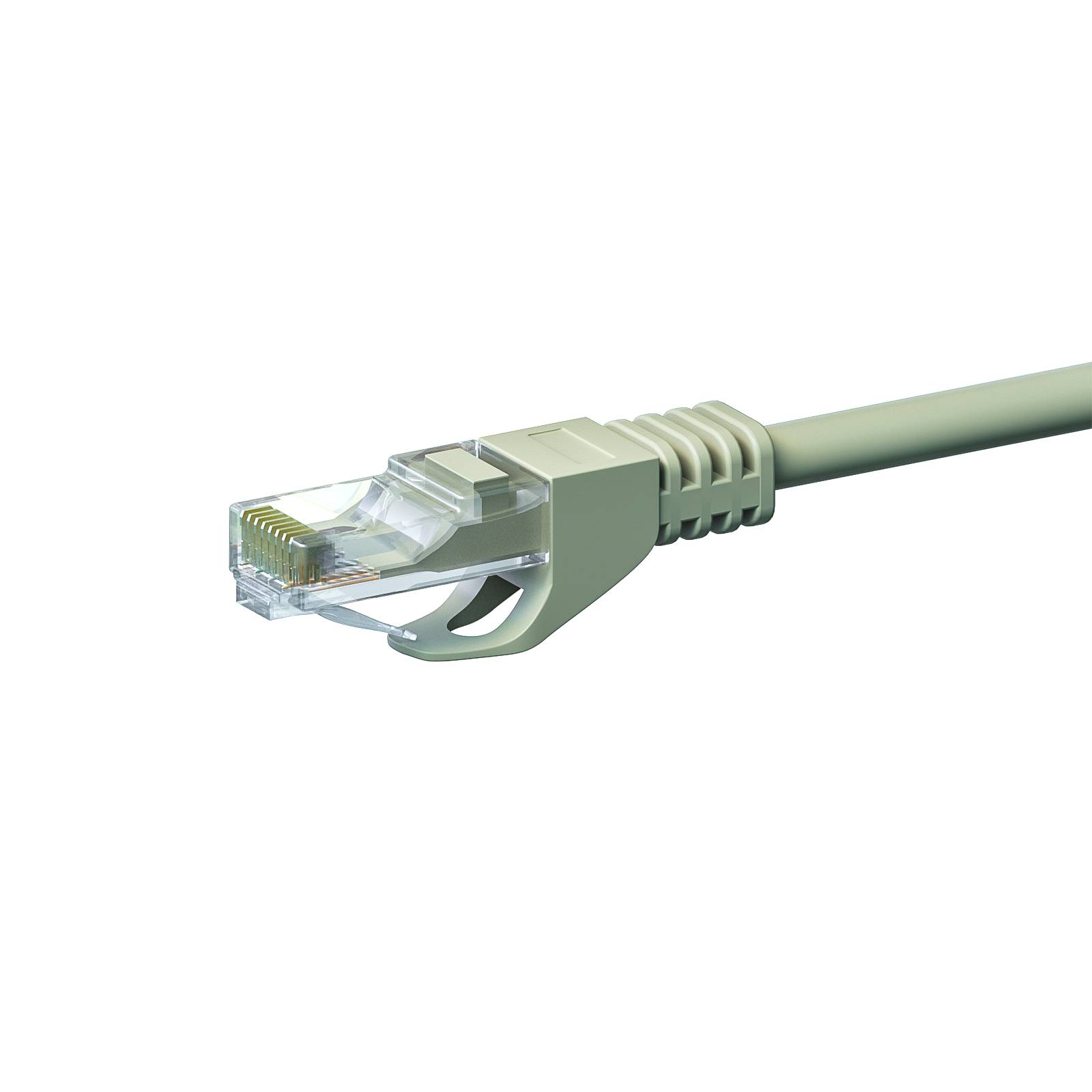 Danicom - CAT 6 Netzwerkkabel U/UTP - 10 Meter - Grau - CCA