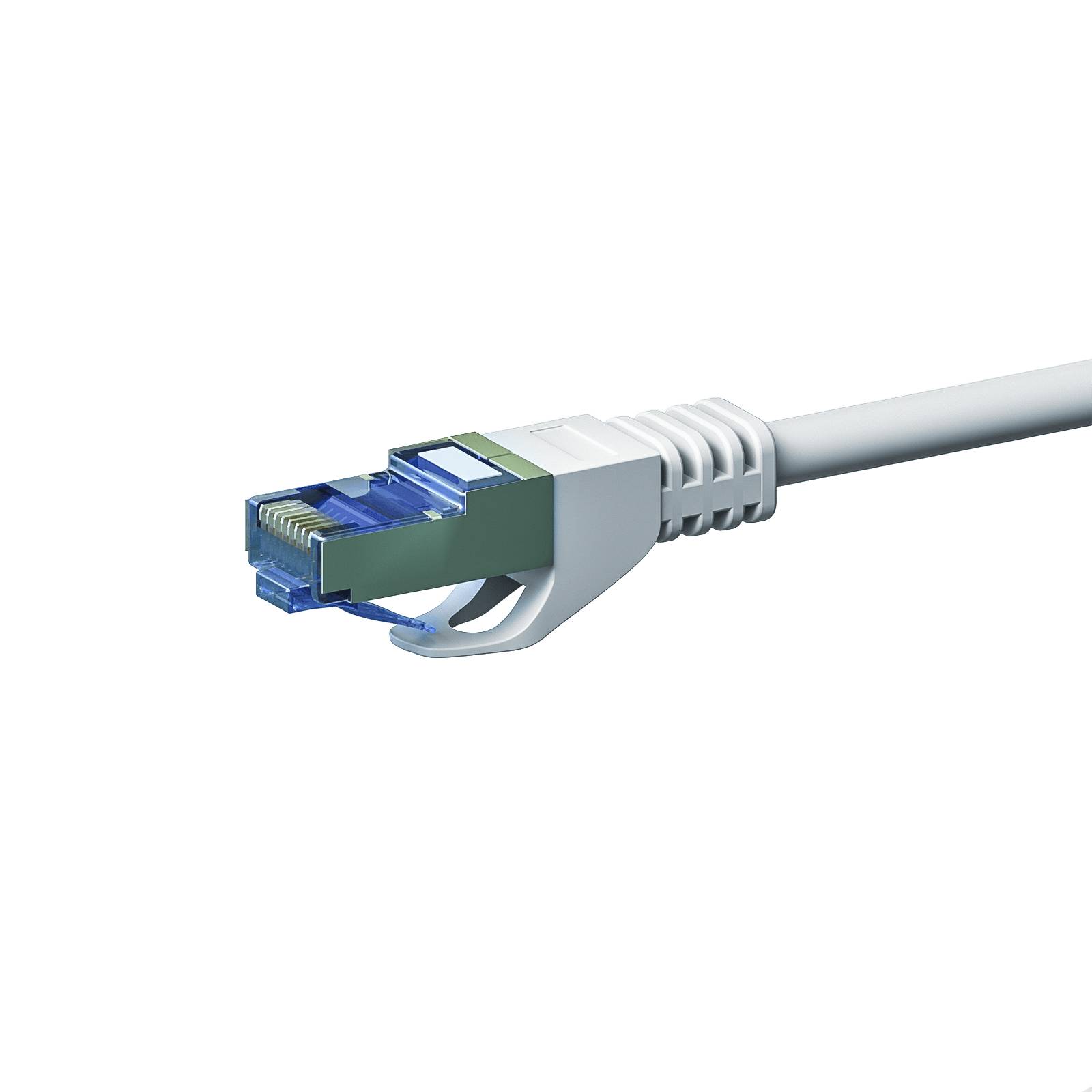 Danicom - CAT 6a Netzwerkkabel LSOH - S/FTP - 2 Meter - Weiß