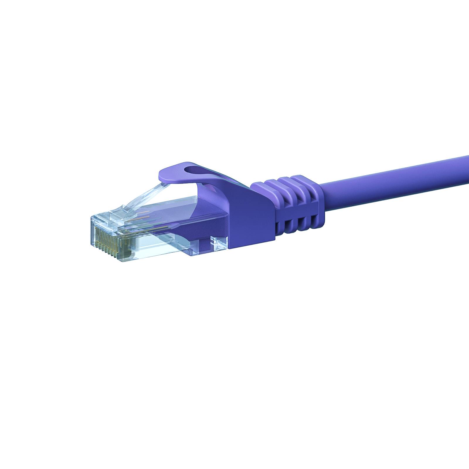 Danicom - CAT 6 Netzwerkkabel U/UTP - 2 Meter - Violett - CCA