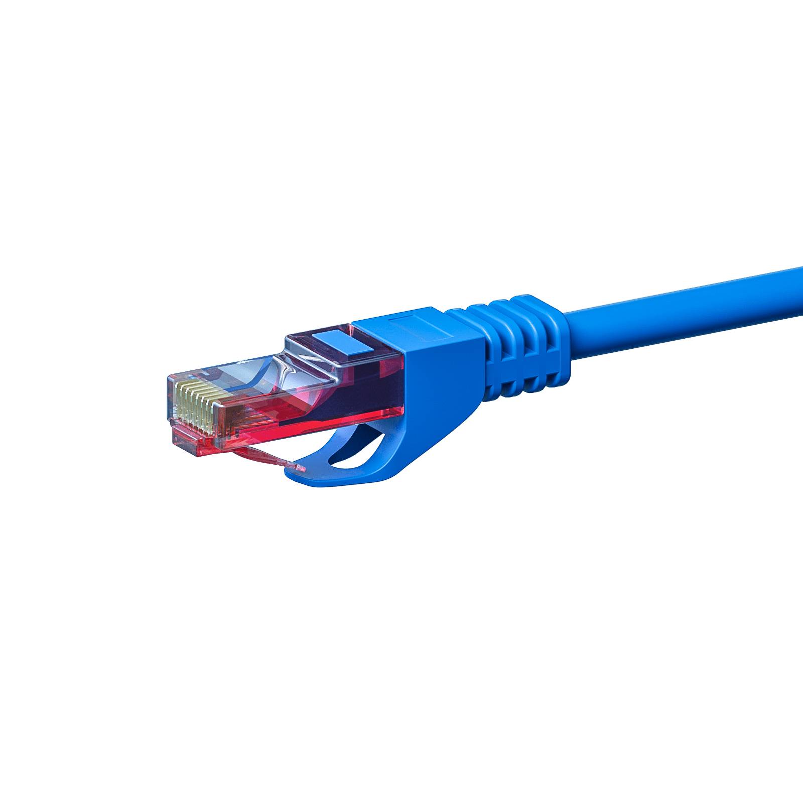 Danicom - CAT6 Netzwerkkabel 100% Kupfer - U/UTP - 5 Meter - Blau