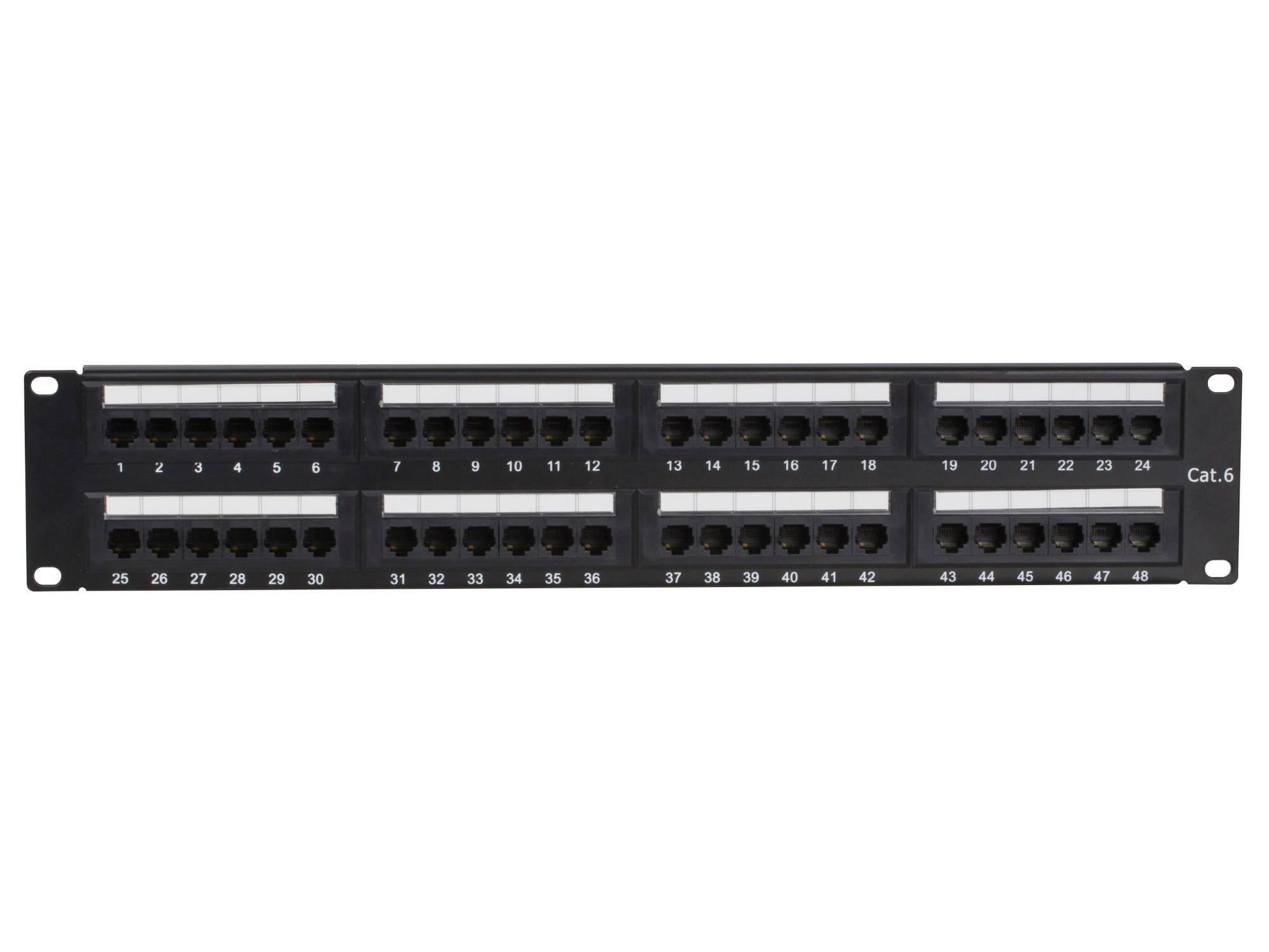 Danicom - Patchpanel 19" CAT6 UTP - 48 ports