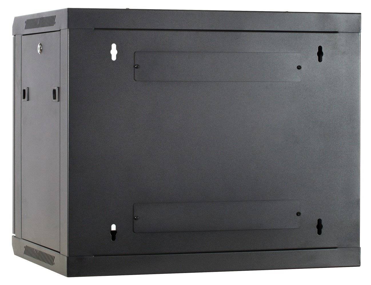 Danicom - 9 HE Serverschrank, Wandgehäuse, mit Glastür, nicht vormontiert (BxTxH) 600 x 450 x 500mm