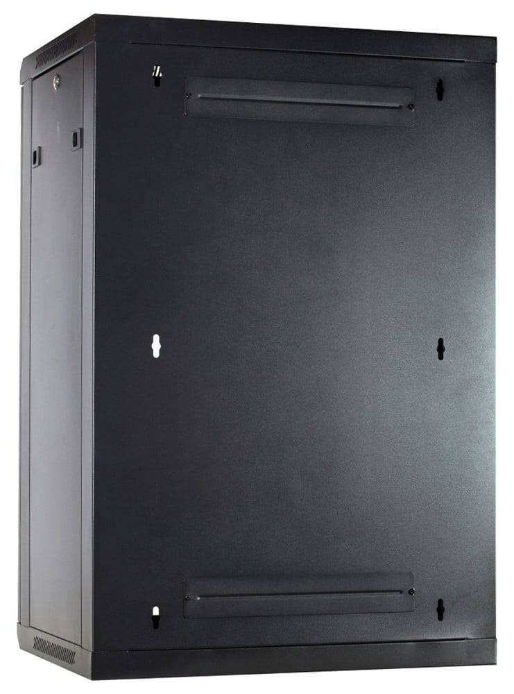 Danicom - 18 HE Serverschrank, Wandgehäuse, mit Glastür, nicht vormontiert (BxTxH) 600 x 450 x 900 mm