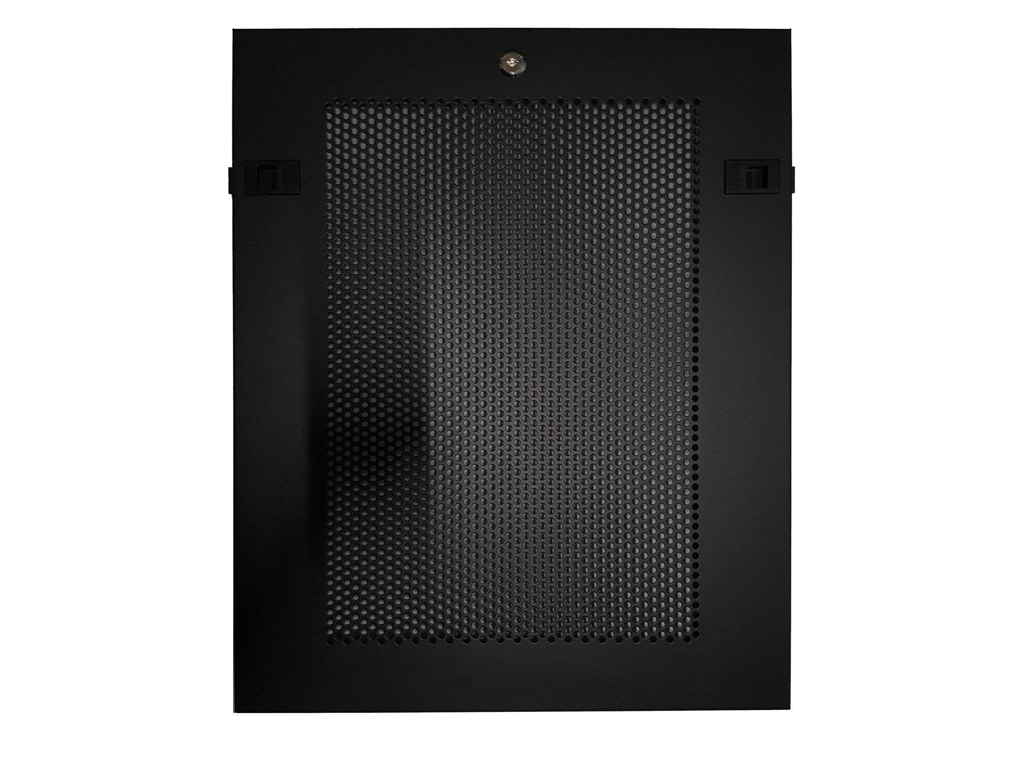 Danicom - 6 HE Serverschrank, 19” Wandgehäuse mit Glastür und Perforierte Seitenwände (BxTxH) 600 x 600 x 368mm