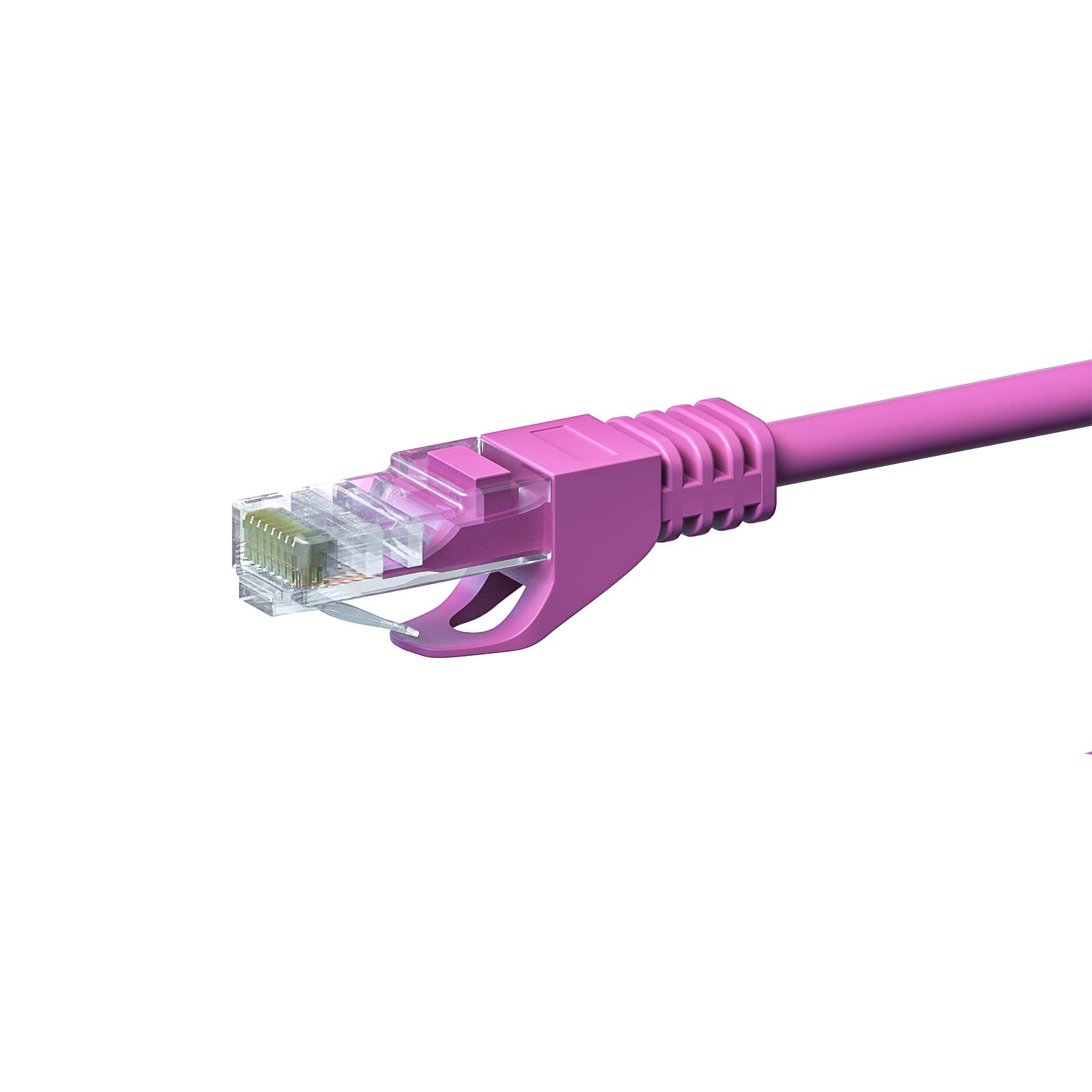 Danicom - CAT 5e Netzwerkkabel U/UTP – 3 Meter - Rosa - CCA
