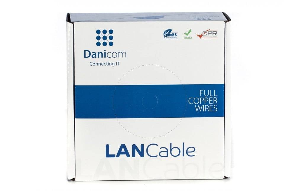 Danicom - DANICOM CAT5E FTP 100m - flexibel - PVC (Fca)