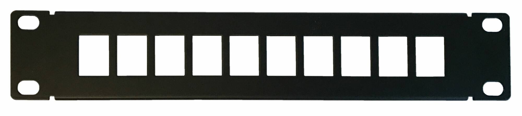 Danicom - UTP Keystone-Patchpanel, 10 Ports Unbestückt