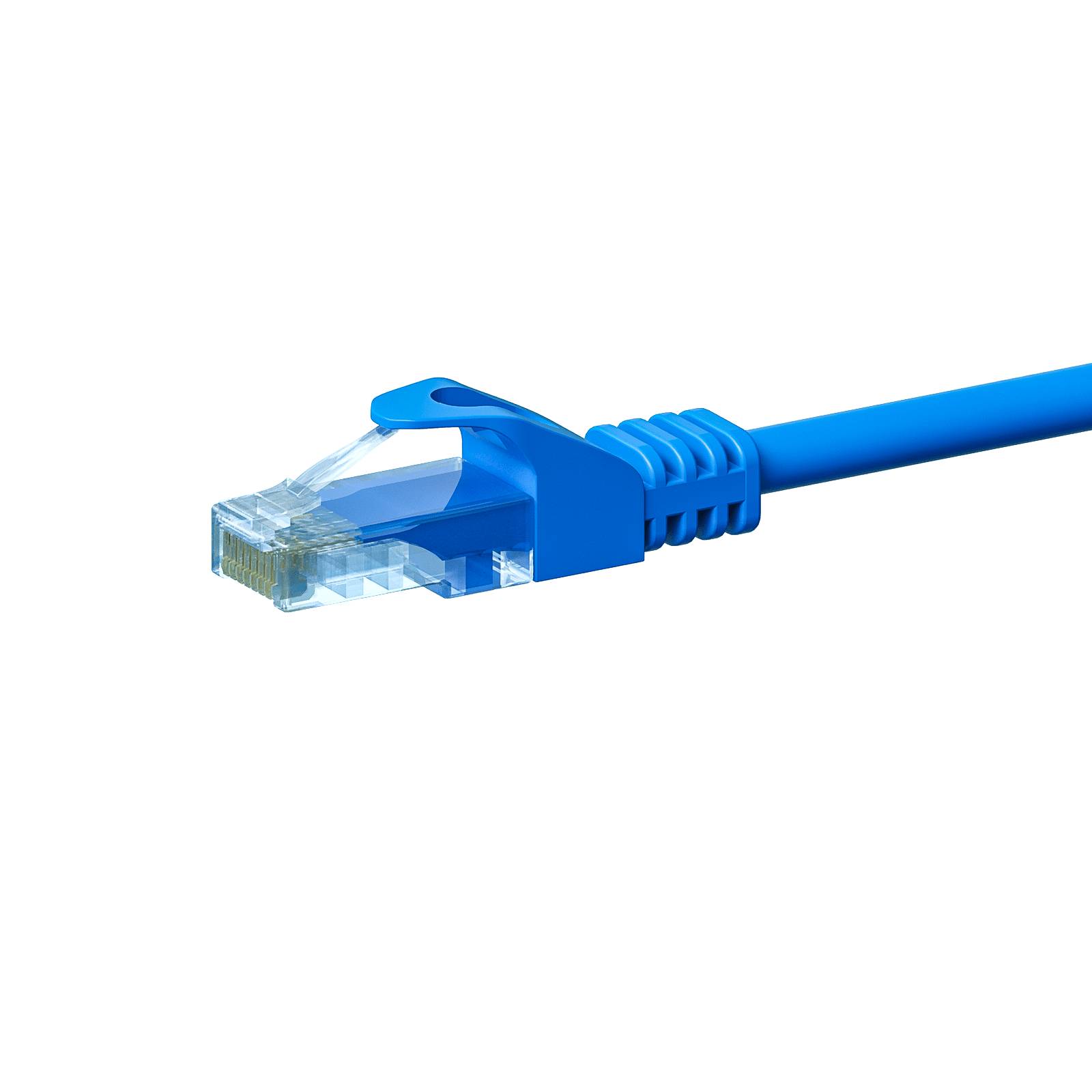 Danicom - CAT 5e Netzwerkkabel U/UTP – 5 Meter - Blau - CCA