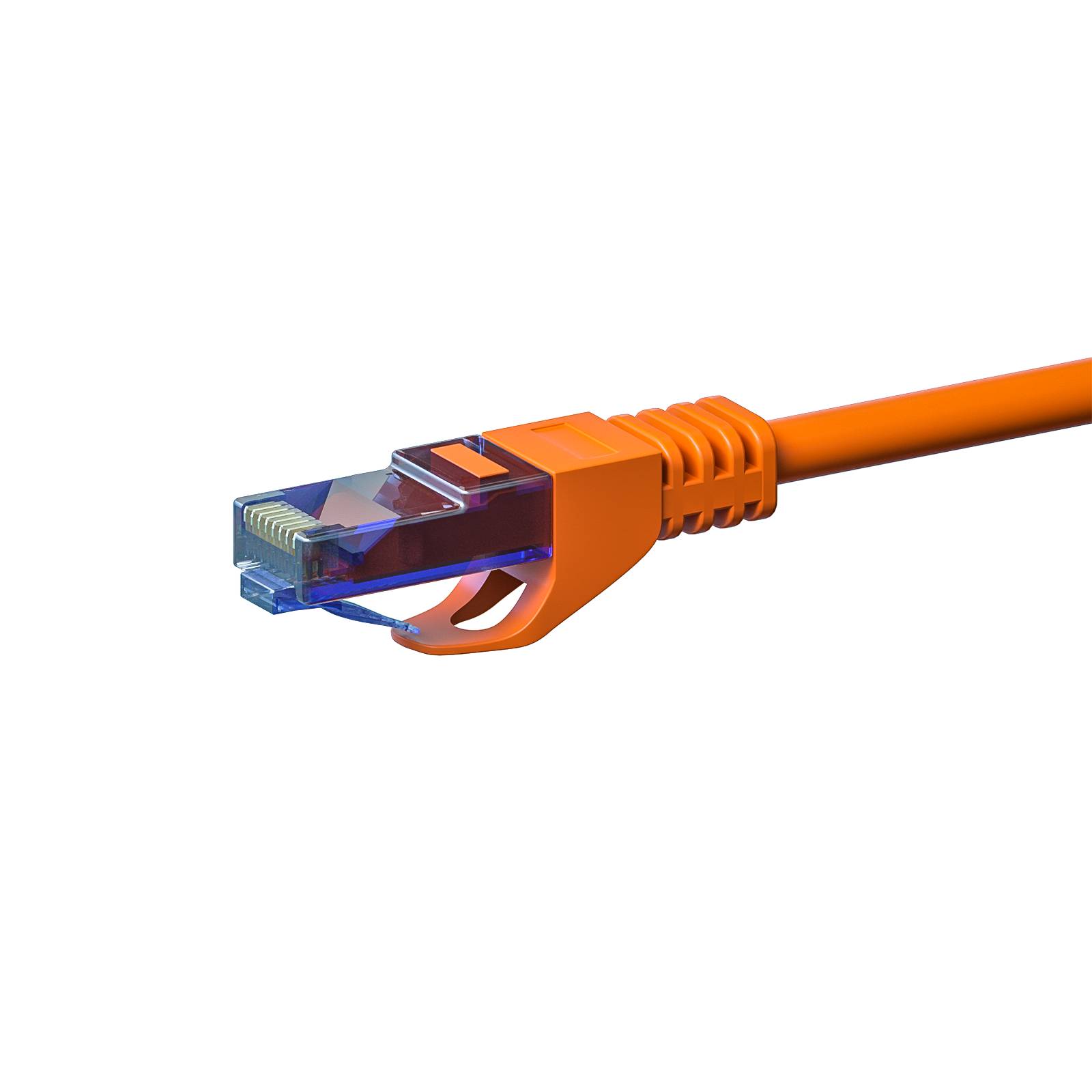 Danicom - UTP CAT6a 0,25m orange - 100% Kupfer