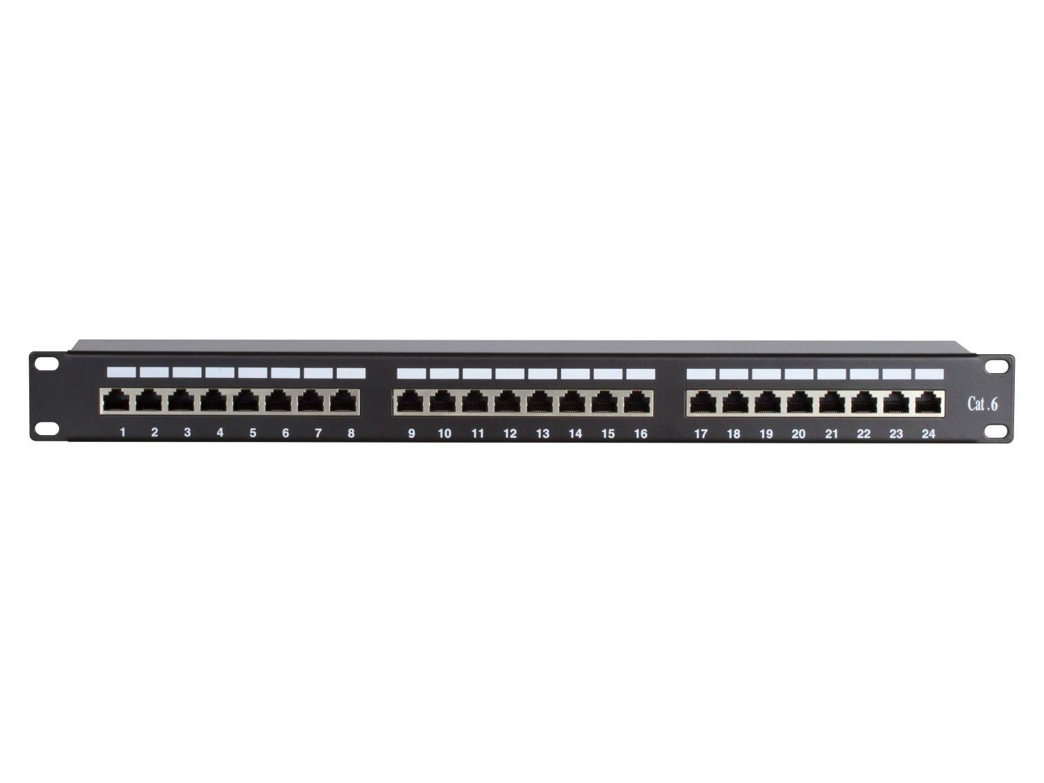 Danicom - Patchpanel 19" CAT6 FTP - 24 ports