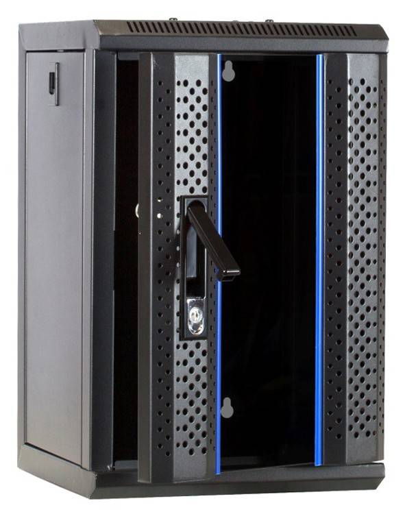 9 HE, 10” Serverschrank, mit Glastür, (BxTxH) 312x310x486mm