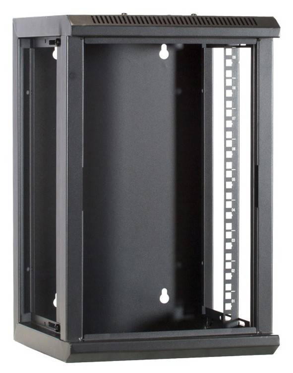 Danicom - 9 HE, 10” Serverschrank, mit Glastür, (BxTxH) 312x310x486mm