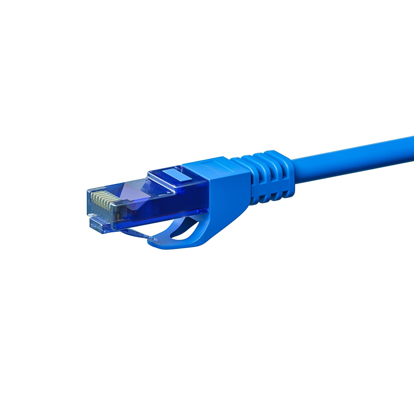 Danicom - UTP CAT6a 0,25m blau - 100% Kupfer