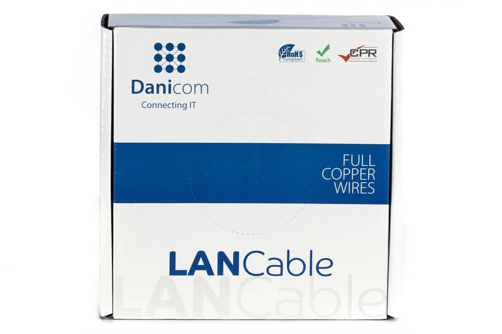 DANICOM CAT6A S/FTP 50m - LSZH (Fca)