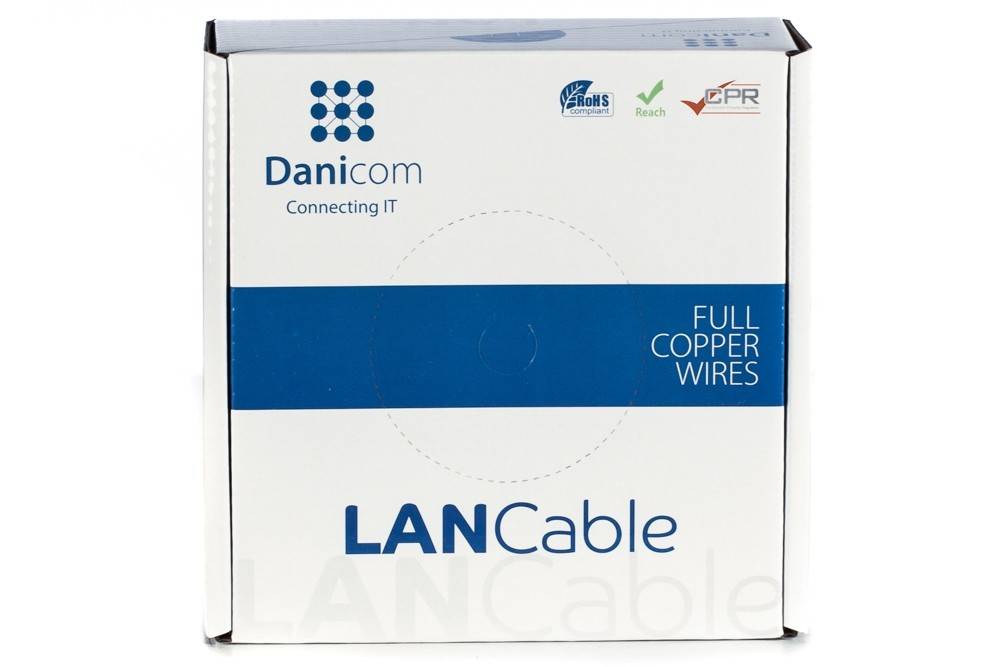 Danicom - DANICOM CAT5E UTP 50m Starrleiter - LSZH (Eca)