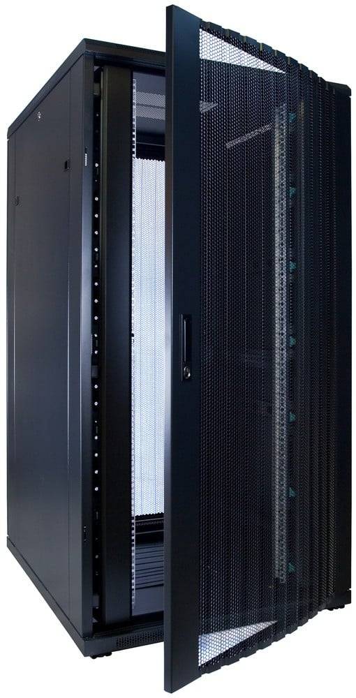 Danicom - 32 HE 19” Serverschrank, mit perforierter Fronttür (BxTxH) 800 x 1000 x 1600mm