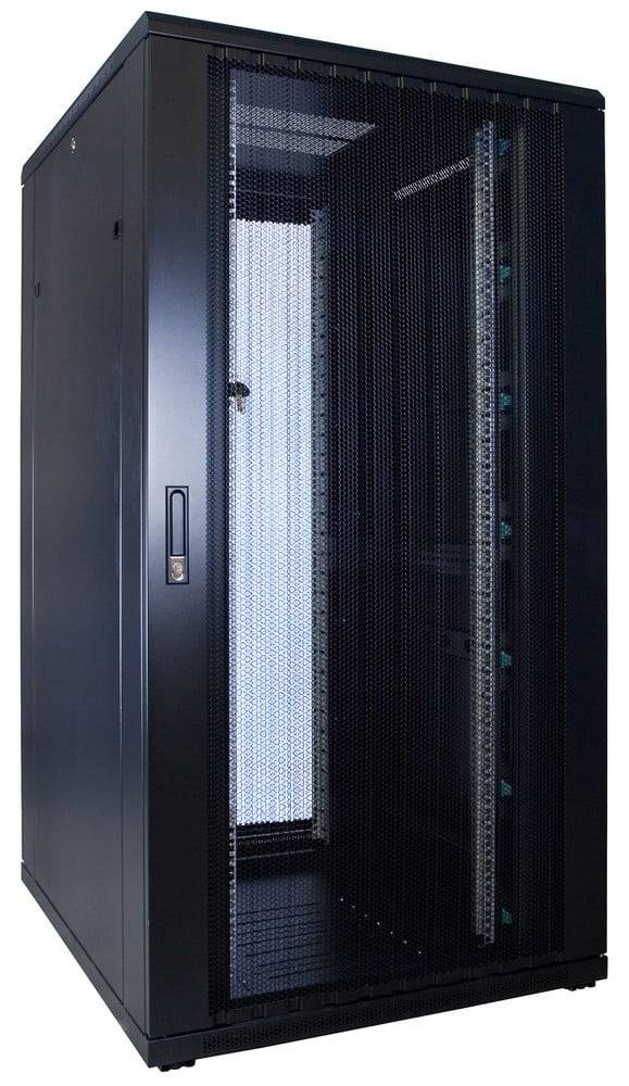 Danicom - 32 HE 19” Serverschrank, mit perforierter Fronttür (BxTxH) 800 x 1000 x 1600mm